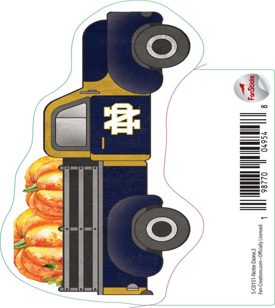 Fan Creations Decal Notre Dame - NCAA 3inch Decal