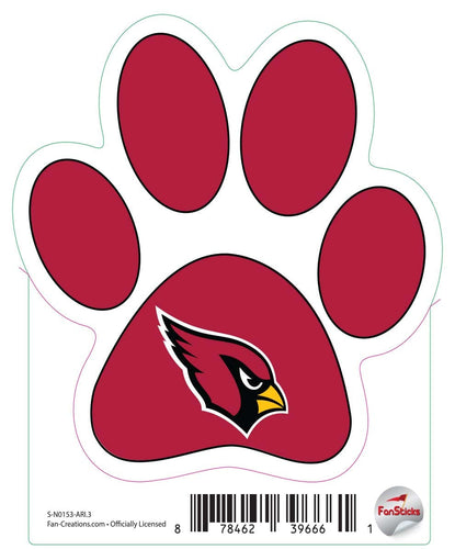 Fan Creations Decal Arizona Cardinals 3in Decal 