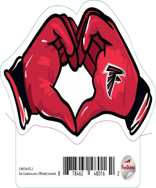 Fan Creations Decal Atlanta Falcons 3in Decal 