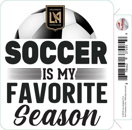 Fan Creations Decal Los Angeles FC - MLS 3 inch Decal