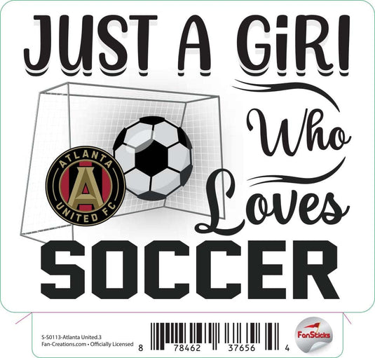 Fan Creations Decal Atlanta United - MLS 3 inch Decal