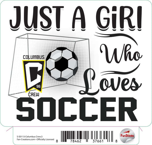 Fan Creations Decal Columbus Crew - MLS 3 inch Decal