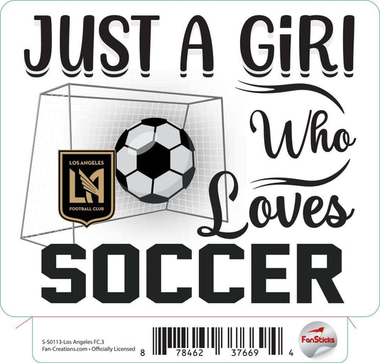 Fan Creations Decal Los Angeles FC - MLS 3 inch Decal