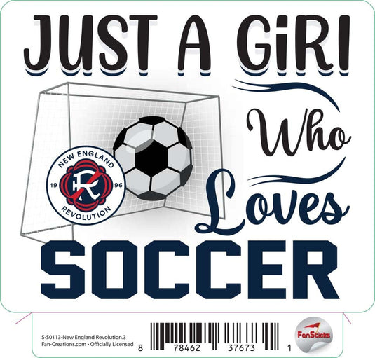 Fan Creations Decal New England Revolution - MLS 3 inch Decal