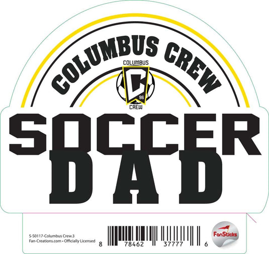 Fan Creations Decal Columbus Crew - MLS 3 inch Decal