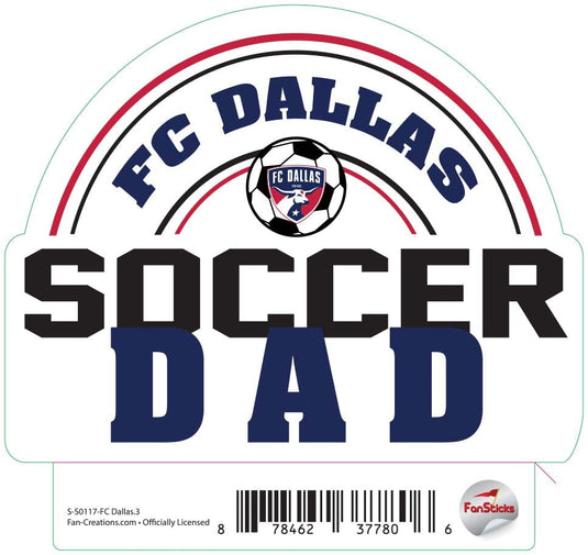 Fan Creations Decal FC Dallas - MLS 3 inch Decal