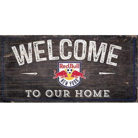 Fan Creations 6x12 Horizontal New York Redbulls Welcome Sign