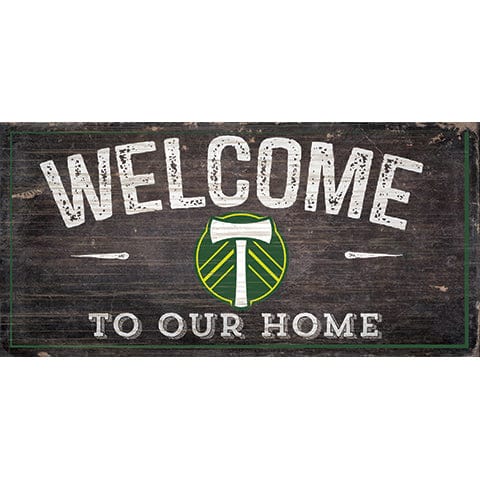 Fan Creations 6x12 Horizontal Portland Timbers Welcome Sign