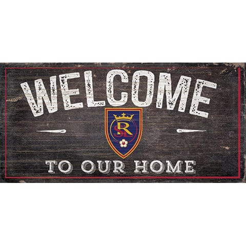 Fan Creations 6x12 Horizontal Real Salt Lake Welcome Sign