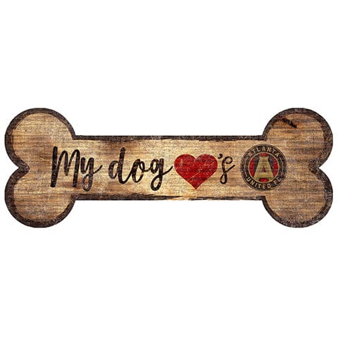 Fan Creations 6x12 Horizontal Atlanta United Dog Bone Sign