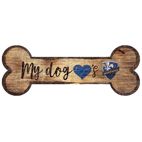 Fan Creations 6x12 Horizontal Montreal Impact Dog Bone Sign