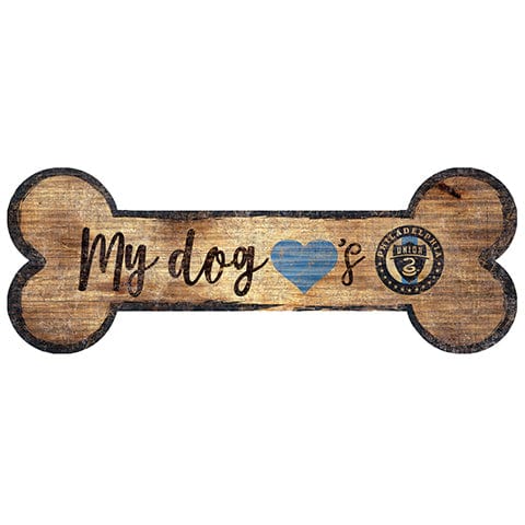 Fan Creations 6x12 Horizontal Philadelphia Union Dog Bone Sign