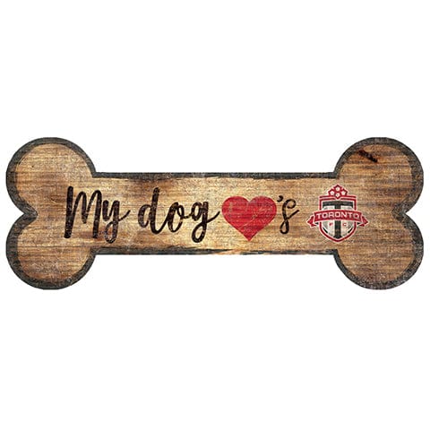 Fan Creations 6x12 Horizontal Toronto FC Dog Bone Sign