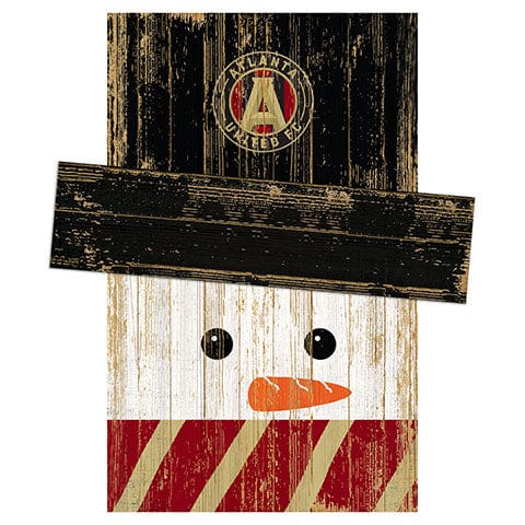 Fan Creations Large Holiday Head Atlanta United Snowman Head