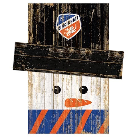 Fan Creations Large Holiday Head FC Cincinnati Snowman Head