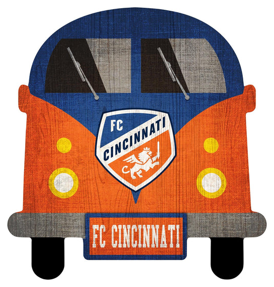 Fan Creations Team Bus FC Cincinnati 12" Team Bus Sign