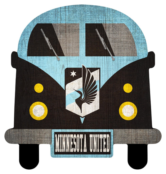 Fan Creations Team Bus Minnesota United 12" Team Bus Sign