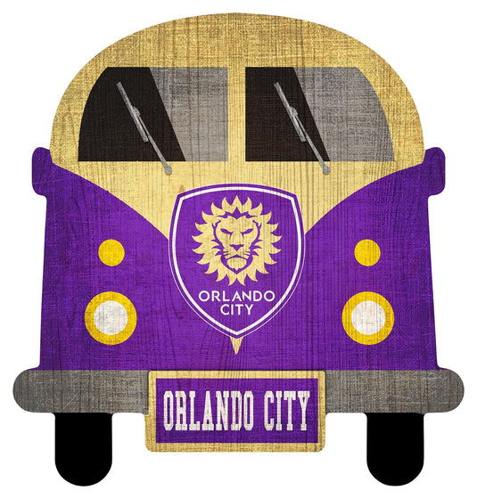 Fan Creations Team Bus Orlando City 12" Team Bus Sign