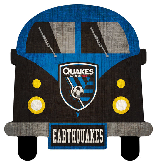 Fan Creations Team Bus San Jose Earthquakes 12" Team Bus Sign