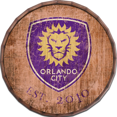 Fan Creations Home Decor Orlando City  24in Established Date Barrel Top