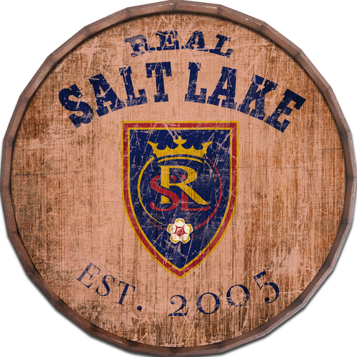 Fan Creations Home Decor Real Salt Lake  24in Established Date Barrel Top