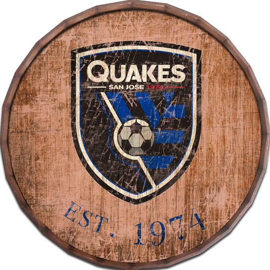 Fan Creations Home Decor San Jose Earthquakes  24in Established Date Barrel Top