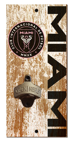 Fan Creations Home Decor Inter Miami  Bottle Opener