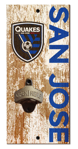 Fan Creations Home Decor San Jose Earthquakes  Bottle Opener