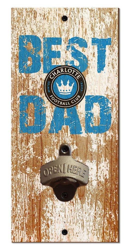 Fan Creations Home Decor Charolette FC  Best Dad Bottle Opener