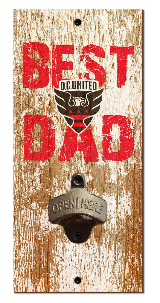 Fan Creations Home Decor D.C. United  Best Dad Bottle Opener