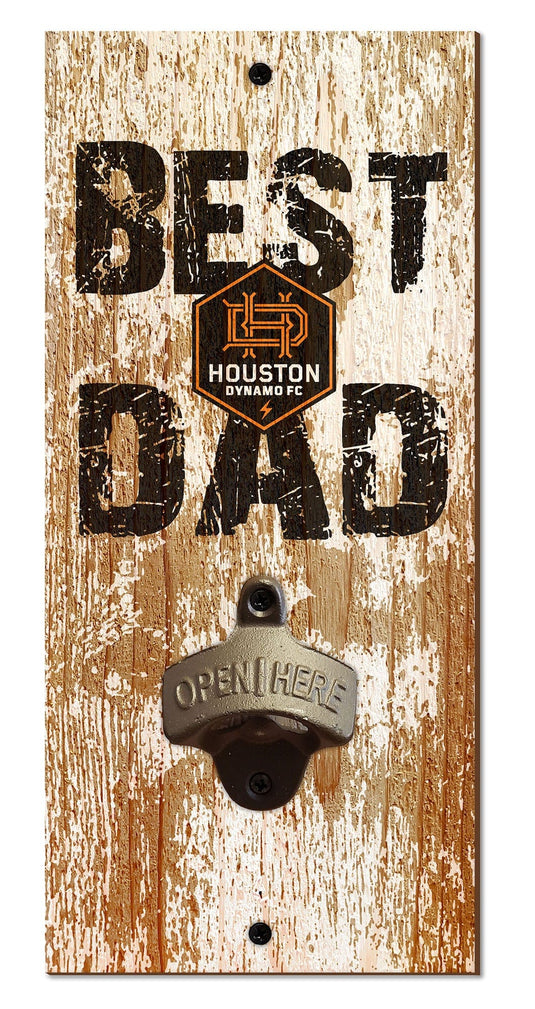 Fan Creations Home Decor Houston Dynamo  Best Dad Bottle Opener