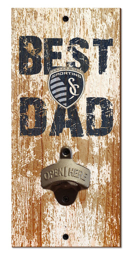 Fan Creations Home Decor Sporting Kansas City  Best Dad Bottle Opener