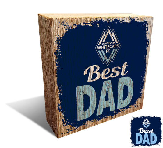 Fan Creations Desktop Stand Vancouver Whitecaps FC Best Dad Block