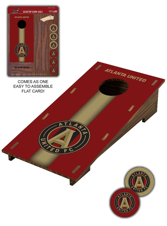 Fan Creations Desktop Stand Atlanta United Desktop Cornhole