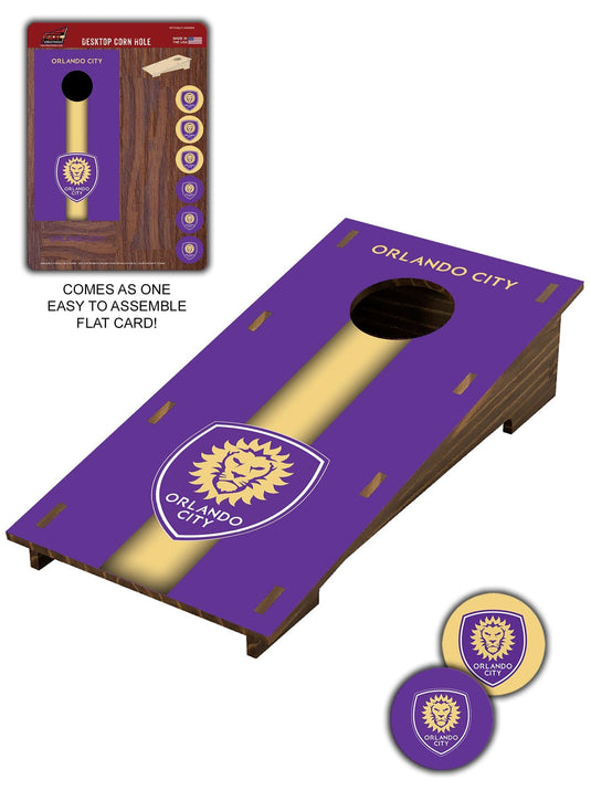 Fan Creations Desktop Stand Orlando City Desktop Cornhole