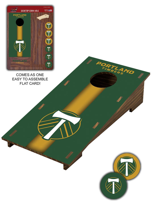 Fan Creations Desktop Stand Portland Timbers Desktop Cornhole