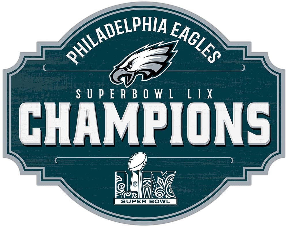 Philadelphia Eagles 'Sweet Home' Distressed Wood Style Wall Decor – Officially Licensed NFL Fan Gift