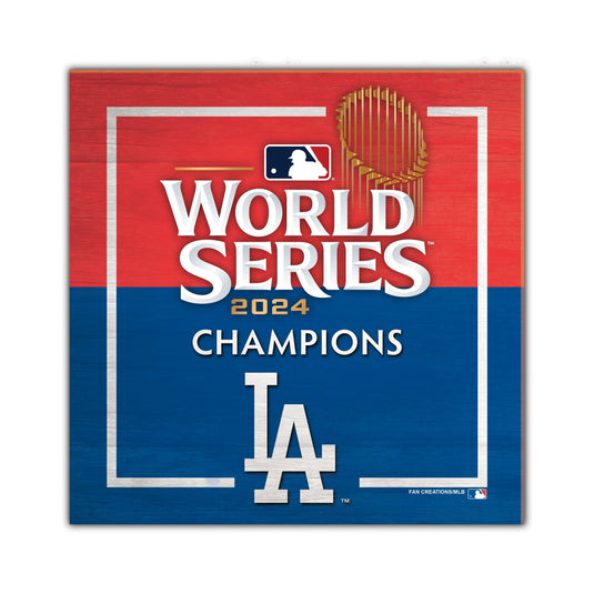 Fan Creations 10x10 Two Tone 2024 World Series 10x10 Dodgers