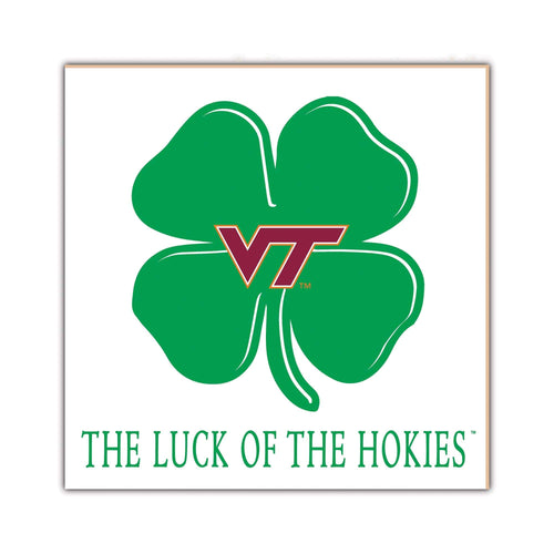 Fan Creations Home Decor Virginia Tech   Luck Of The Team 10x10