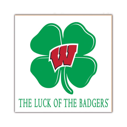Fan Creations Home Decor Wisconsin   Luck Of The Team 10x10