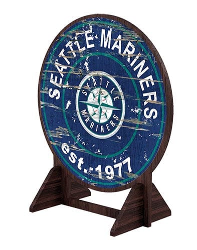 Fan Creations Desktop Stand Seattle Mariners Desktop Circle Logo Stand