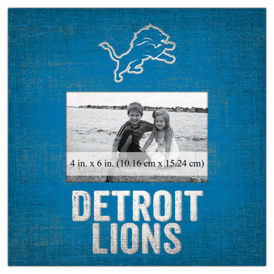 Fan Creations Home Decor Detroit Lions  Team Name 10x10 Frame