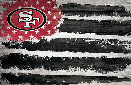 Fan Creations Home Decor San Francisco 49ers   Flag 17x26