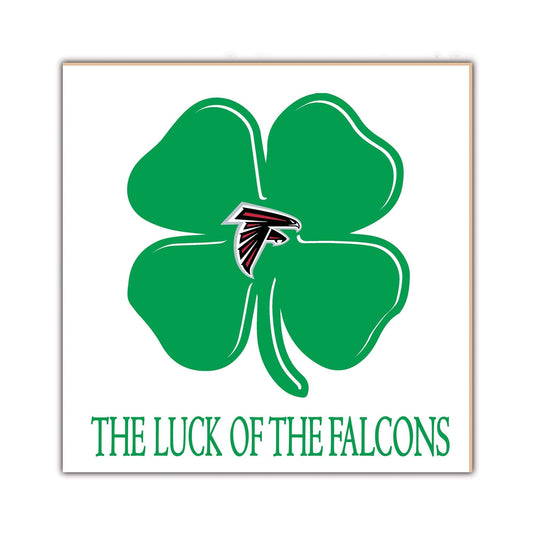 Fan Creations Home Decor Atlanta Falcons   Luck Of The Team 10x10