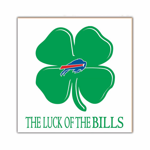 Fan Creations Home Decor Buffalo Bills   Luck Of The Team 10x10