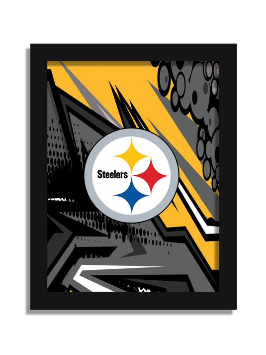 Fan Creations Wall Decor Pittsburgh Steelers Team Comic 12x16