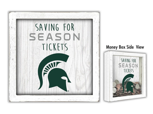 Fan Creations Desktop Stand Michigan State Saving For Tickets Money Box