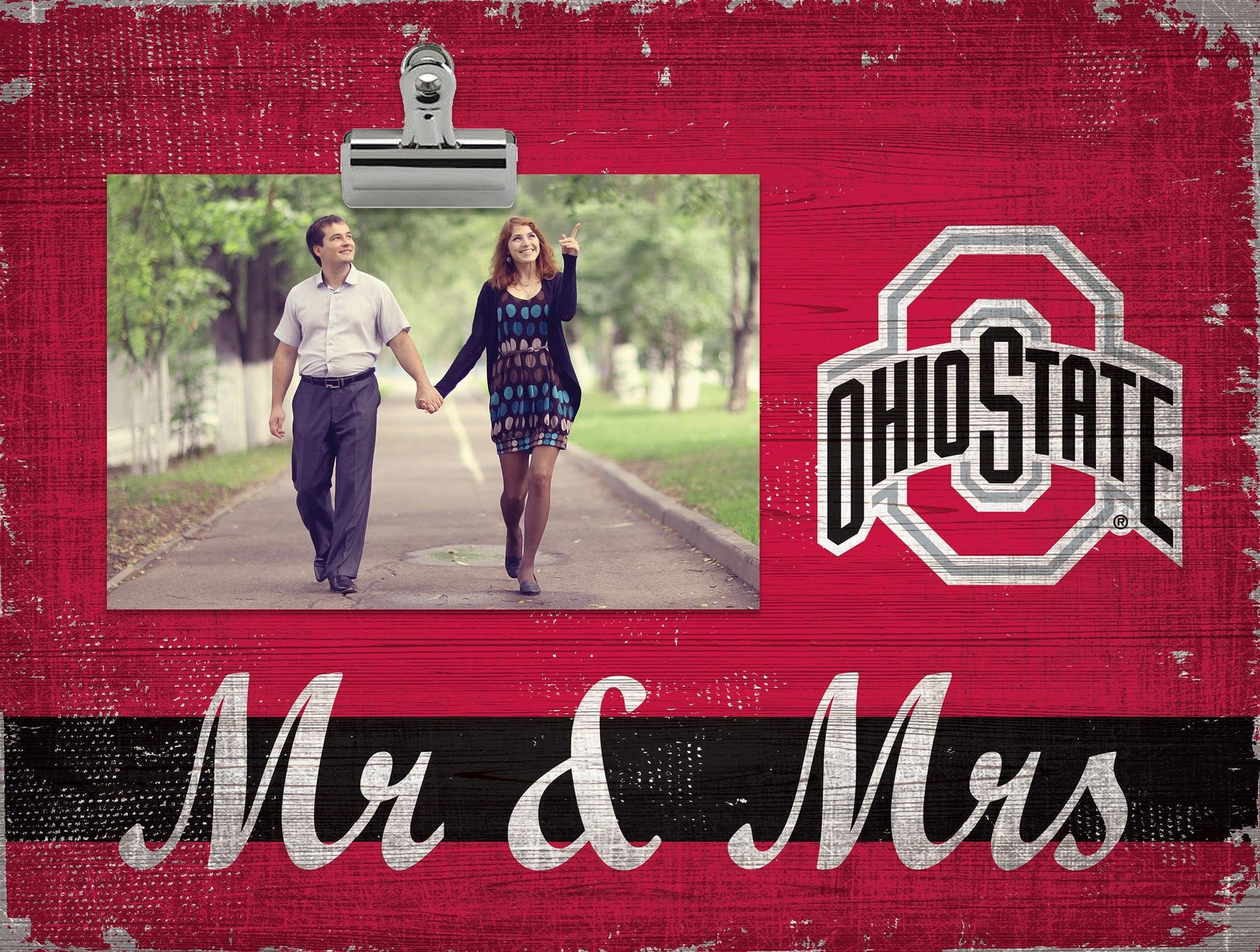 Ohio State University Mr & Mrs Clip Frame – Fan Creations GA