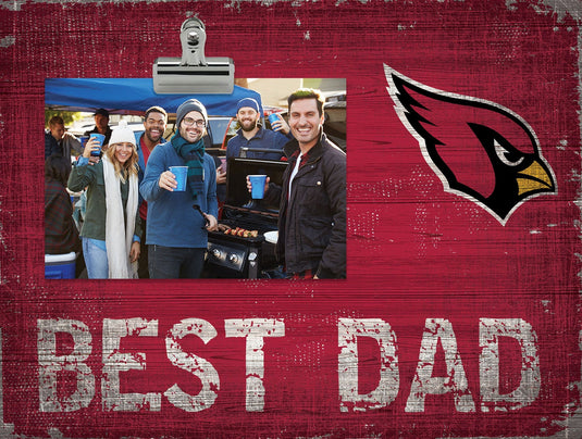 Fan Creations Desktop Stand Arizona Cardinals Best Dad Clip Frame