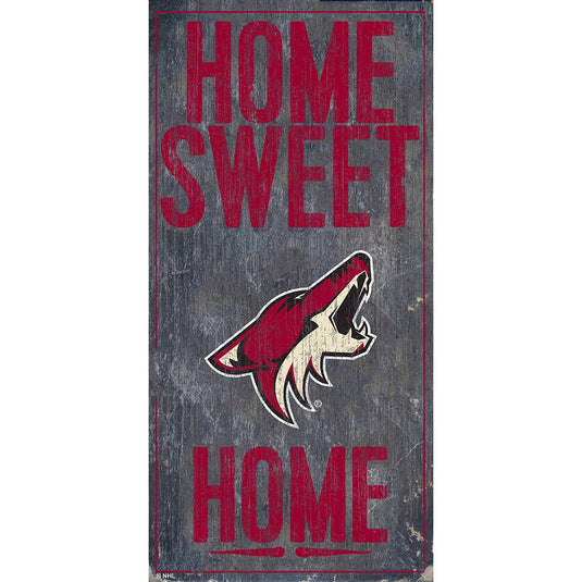 Fan Creations 6x12 Vertical Arizona Coyotes Home Sweet Home 6x12